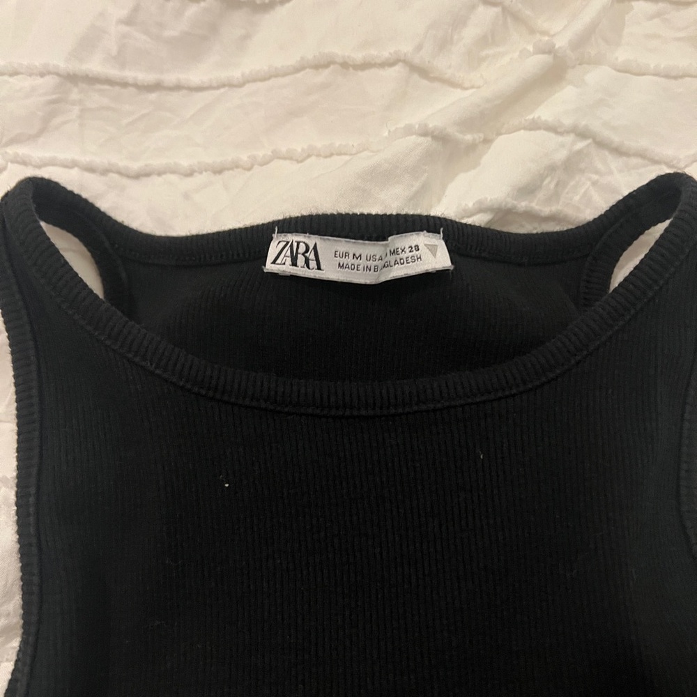 Zara Black Backless Dress - Picture 2 of 2